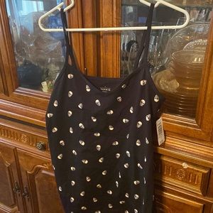 Torrid black skull print tank, woman’s plus size 1
